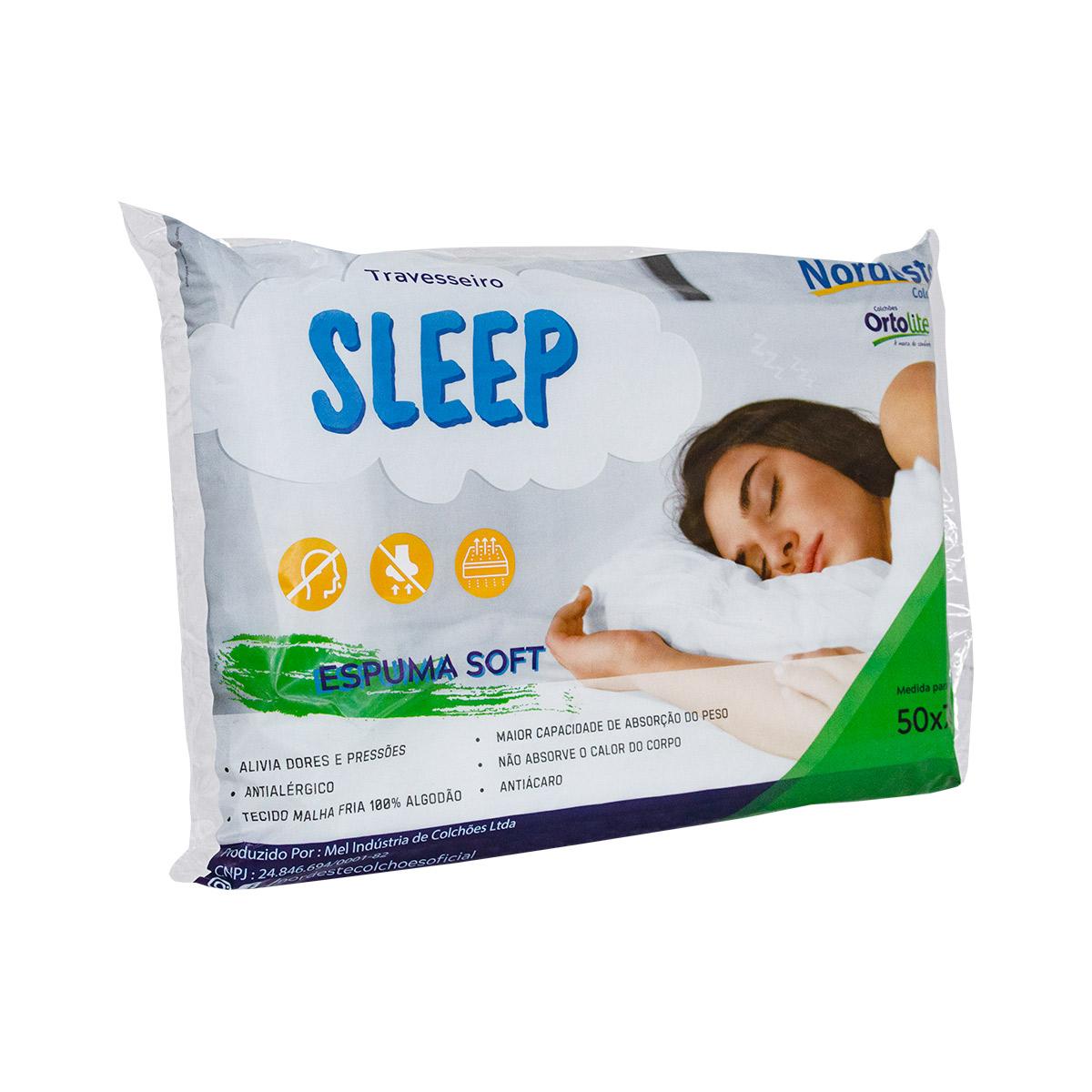 Travesseiro Sleep Espuma Soft